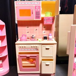 Vintage'87 Sweet Roses Barbie cooking station